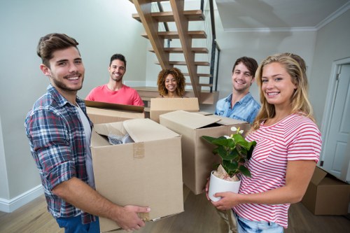 Team planning office relocation in Richmond upon Thames.